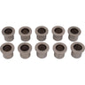Red Hawk SPN 0028A Flanged King Pin Bushing for Club Car Tempo Precedent 10 Pack Easy Install - Rainier Parts
