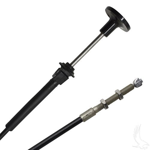 Redhawk EZGO RXV 2015+ choke cable for golf carts, premium replacement part with easy install, red color, model CBL085.