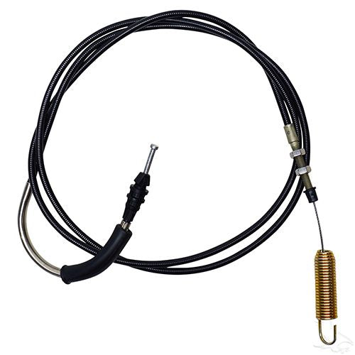Red Hawk OEM Accelerator Cable CBL-104 for E-Z-GO TXT 2010 carts with Kawasaki motor, showing the cable and connectors.