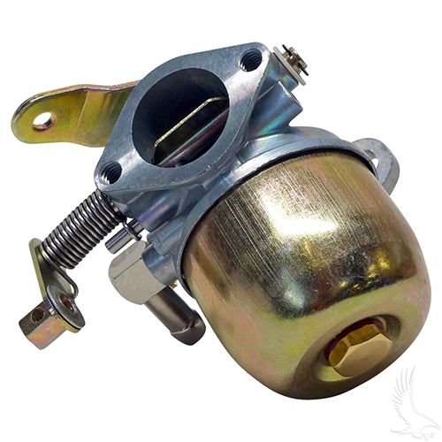 Redhawk carburetor CARB-017A for EZ-Go 2-cycle golf carts, replacement part for models from 1989 to 1993.
