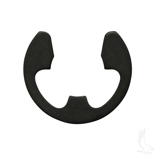 Redhawk brake cable retaining clip for golf carts, shown in a bulk pack of 100 durable clips for EZGO and Club Car models.