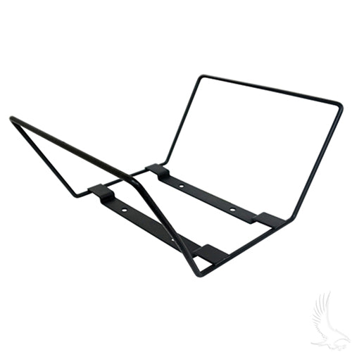 Red Hawk Igloo Legend 12 cooler bracket for golf carts, showcasing durable, easy-to-install mounting accessory for secure fit.