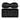 Red Hawk OEM front cushion set for EZGO RXV golf cart, black on black DoubleTake Extreme design, plush seat cushions.