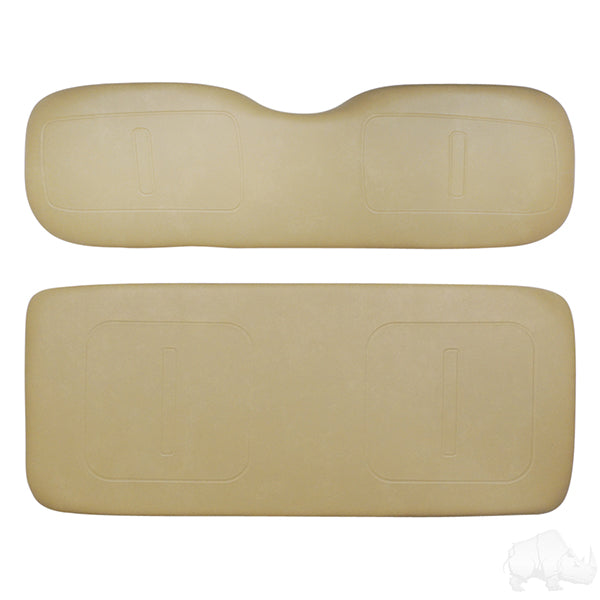 RHOX Rhino Cushion Set Tan OEM SEAT-011T For EZGO TXT 96 Plus Golf Carts Red Hawk