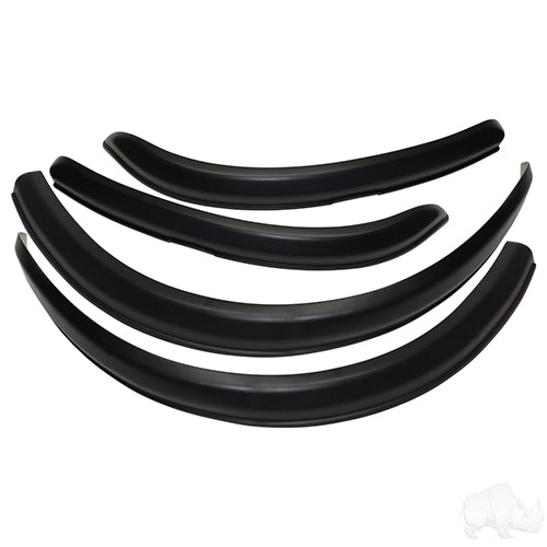 Red Hawk ACC FF09 Fender Trim Set for Club Car Tempo Golf Carts 4 Piece Exterior Upgrade
