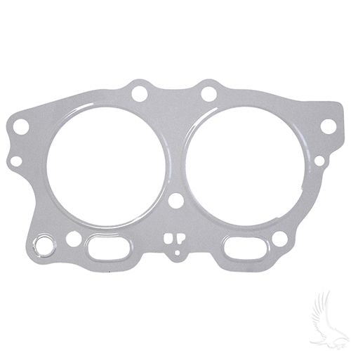 Red Hawk ENG-183 OEM gasket for EZGO 96-08 350cc Fuji Robin MCI gas engine, showing a new gasket for golf cart engine repair.