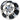 Red Hawk RX320 Machined Black Golf Cart Wheel 12x7 ET25 Center Cap Included For Golf Enthusiasts - Rainier Parts