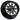 Red Hawk RX394 14x7 Gloss Black Machined Wheel ET25 For Golf Carts Bold Premium Performance - Rainier Parts