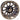 Red Hawk RX401 Halcyon 12x7 ET25 Golf Cart Wheel Premium Alloy For Golf Enthusiasts - Rainier Parts