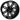 RHOX RX275 Wheel Gloss Black 14x7 ET25 For Golf Carts Enthusiasts By Red Hawk Premium Performance - Rainier Parts