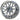 RHOX RX281 Chrome Golf Cart Wheel 14x7 ET25 With Center Cap Red Hawk For Golf Cart Enthusiasts - Rainier Parts
