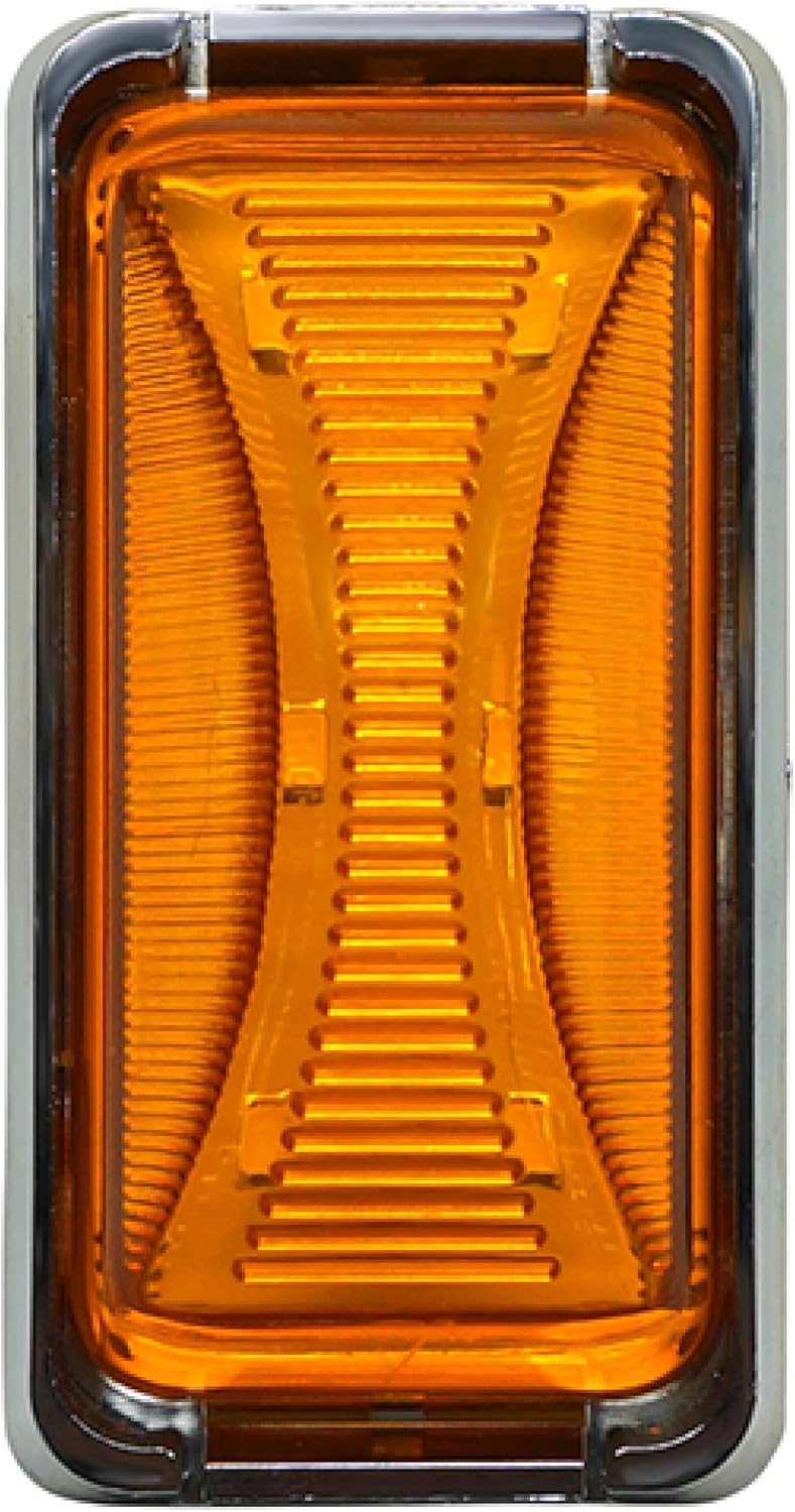 Redhawk LED marker light for trucks and trailers, bright red color, durable marker light suitable for heavy-duty vehicles.