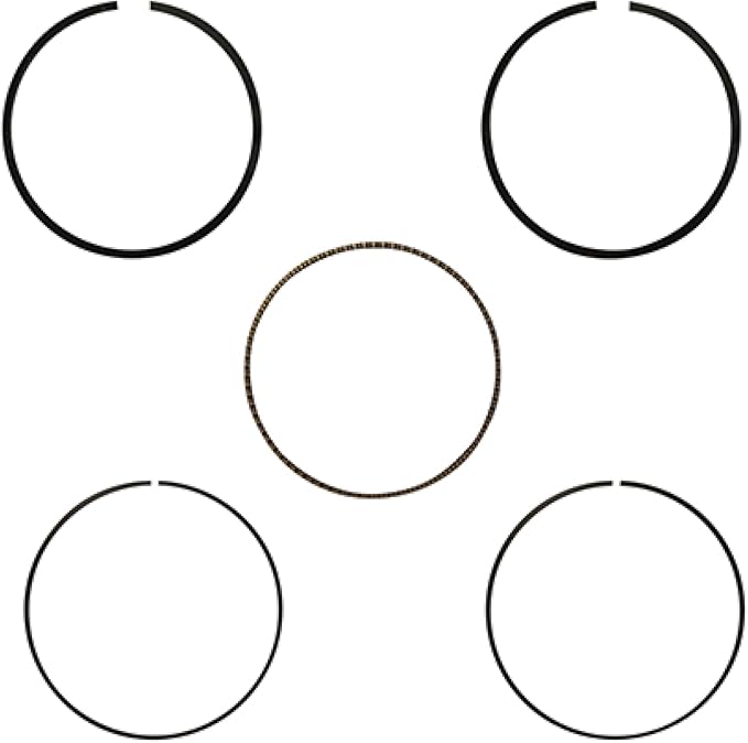 Red Hawk ENG-222 piston ring set for EZ-GO Fuji-Robin 350cc golf cart, 0.50mm OEM Plus piston rings, 4-cycle gas engine.