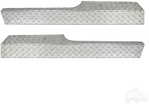 Red Hawk OEM RP-010 EZGO RXV Rocker Panels Diamond Plate Guard for Golf Carts 2008 Up