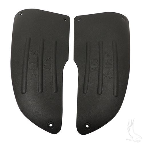 Redhawk BP-0087 OEM scuff guard set of 2 for EZGO RXV golf carts, protecting doors and panels from scratches and scuffs.