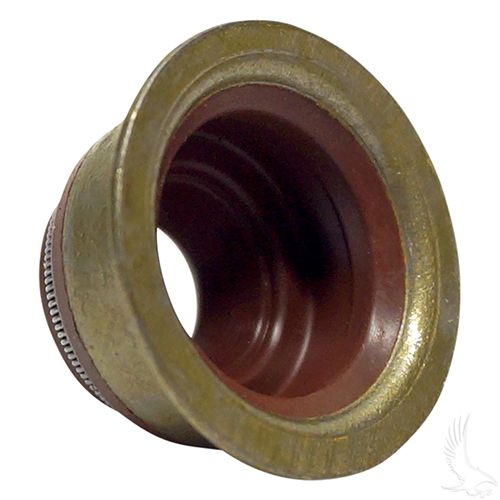 Red Hawk valve stem seals for EZGO gas golf carts 1991+, 4-pack, compatible with 295cc and 350cc engines, durable seal replacement