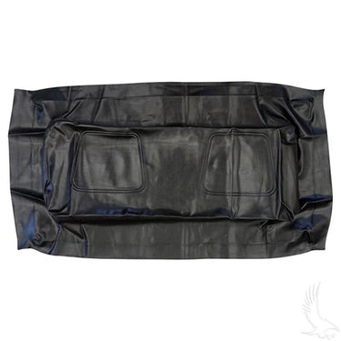 Red Hawk Club Car DS Seat Bottom Cover Black 2000 2013 Premium Fit Durable Easy Install For Golf Cart Owners - Rainier Parts