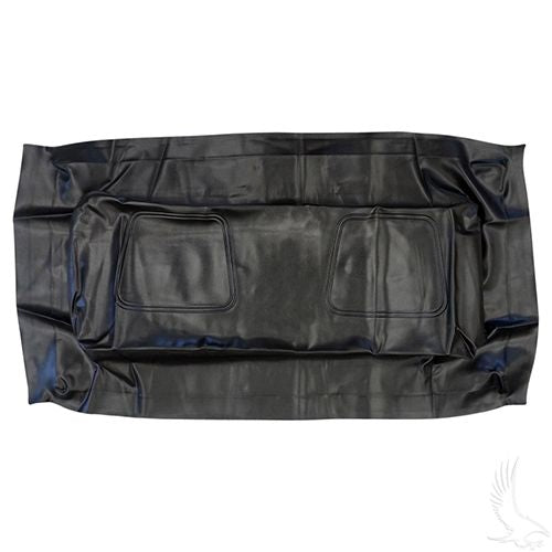 Red Hawk Club Car DS Seat Bottom Cover Black 2000 2013 Premium Fit Durable Easy Install For Golf Cart Owners - Rainier Parts