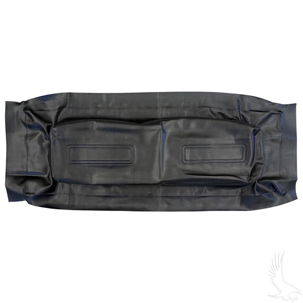 Seat Back Cover Black For Club Car Trans Utility By Red Hawk Durable Easy Install