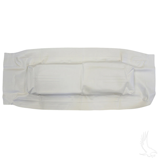 Seat Back Cover OEM Red Hawk SEAT-0063 White Durable EZGO Golf Carts Commercial Fleet Use