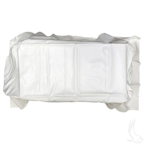 Red Hawk SEAT-0016 OEM EZGO Medalist TXT Seat Bottom Cover White Replacement For Golf Carts