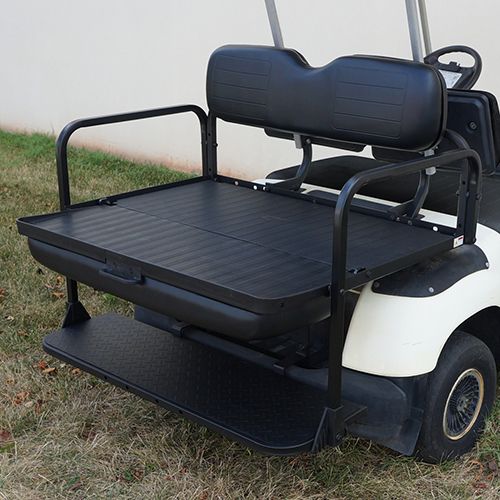 Red Hawk Rhino Seat Kit SEAT341BLK for Yamaha G14 G22 Golf Cart Black Durable Weatherproof Comfort