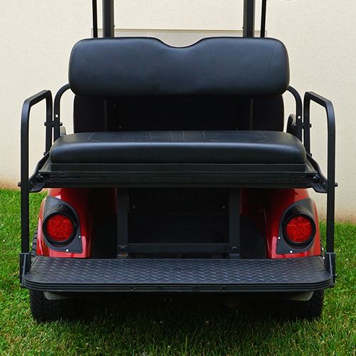 Red Hawk RHOX Rhino Aluminum Seat Kit For Yamaha Drive Owners Durable Black Aluminum Comfort Upgrade