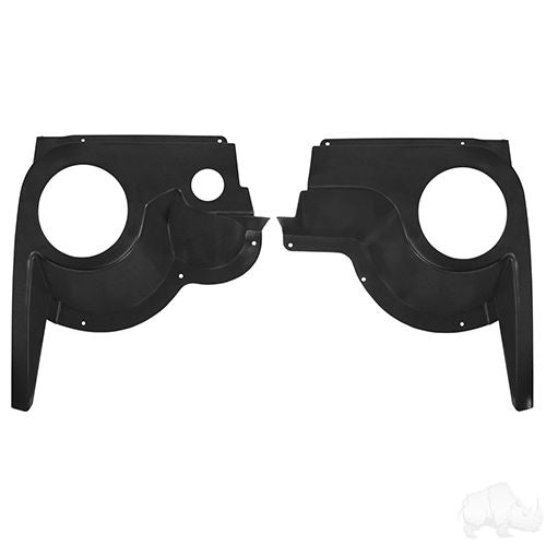 Red Hawk RAD-913 OEM Speaker Pod Set for EZGO TXT 1994+ Golf Cart Black ABS 2-Pack