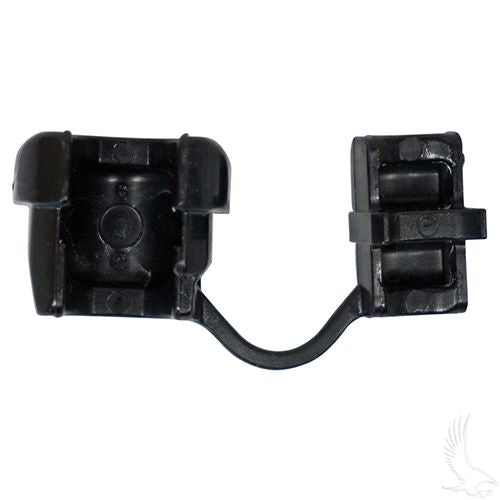 Red Hawk CGR-082 OEM strain relief for DC cords, compatible with EZGO golf cart chargers, protects and secures power connection.