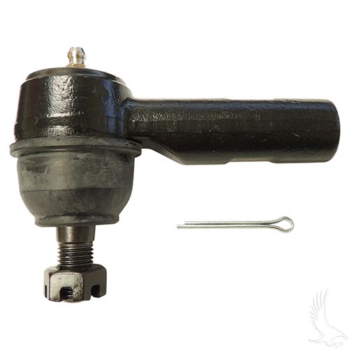 Red Hawk Outer Tie Rod End for EZGO Golf Carts 01 Onward, durable OEM replacement steering part.