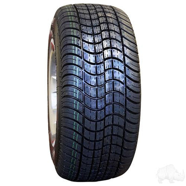 Red Hawk RHOX Low Profile Tire 205/50-10 For Golf Carts DOT 4-Ply Durable Smooth Ride Performance - Rainier Parts