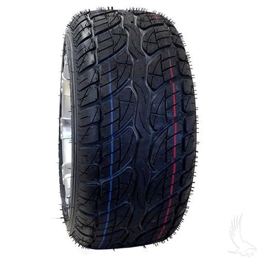 Red Hawk Duro Excel Touring Tire TIR379 Four Ply For Golf Carts Durable Handling Smooth Ride - Rainier Parts