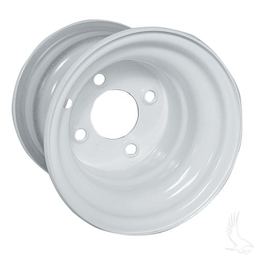 Red Hawk TIR-413 Steel Wheel White 8x7 Offset For Trucks And SUVs Rugged Durability - Rainier Parts