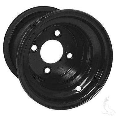 Red Hawk TIR-414 Steel Wheel Black 8x7 Offset for Trucks SUVs Rugged Durability and Reliability - Rainier Parts
