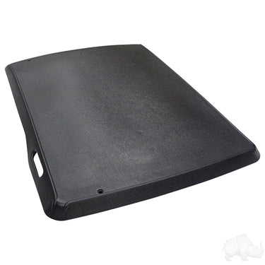 OEM Red Hawk RHOX 54-inch factory style textured black top for EZ-GO TXT golf cart, showing the durable black top surface.