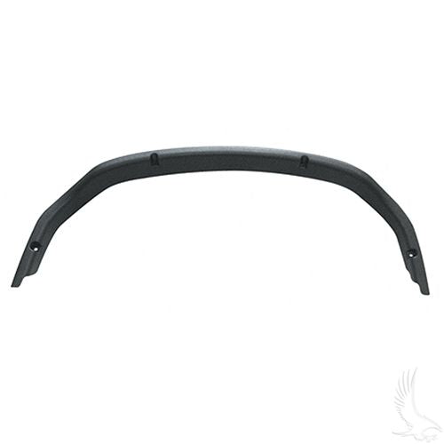 Redhawk Club Car Precedent upper front cowl trim in black finish, model BP0066, designed for golf cart exterior styling.