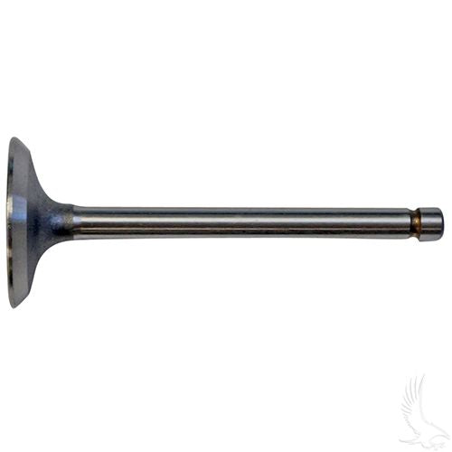 Red Hawk intake valve for EZ GO 4-cycle gas engines 1993-2008 golf carts, with red finish and durable construction.