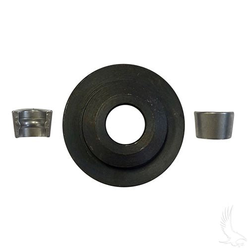 Redhawk OEM ENG216 valve spring retainer with valve collet for EZGO golf carts, precision-engineered engine part.