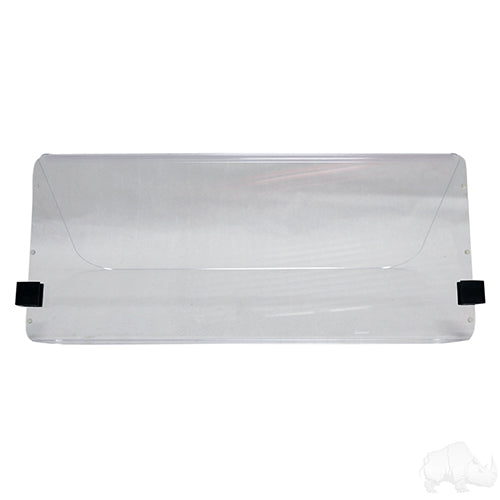 Red Hawk WIN 1003 Club Car Windshield 2 Piece Clear For Golf Cart Owners Enhanced Visibility - Rainier Parts