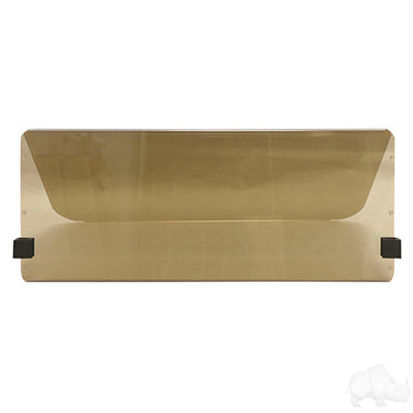 Red Hawk WIN1004 Tinted Windshield For Club Car Owners 82 00 Two Piece UV Protection Easy Install Glare Reduction - Rainier Parts