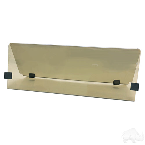 Red Hawk OEM WIN-1010 Tinted Windshield Two-Piece Design For EZGO Medalist TXT Golf Carts Weather Resistant Easy Install - Rainier Parts