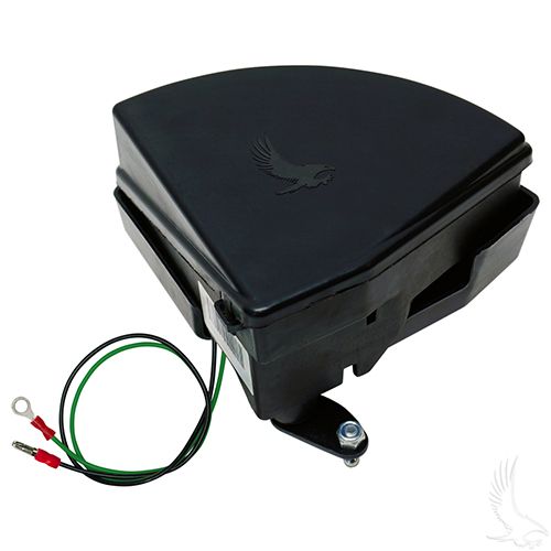 Red Hawk V Glide Wiper Switch Assembly for Club Car 36V, OEM fit, black plastic switch with wiring for golf cart windshield wipers.