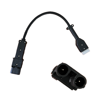 Schauer 207000094 Yamaha 48V Two Pin Adapter Plug for G19 G22 Golf Carts Seamless Charge - Rainier Parts