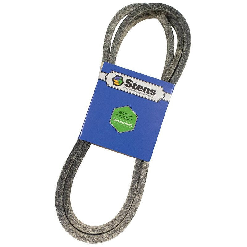 Stens OEM belt for Exmark mowers, durable replacement part, black rubber belt with visible branding and part number 103-4014.
