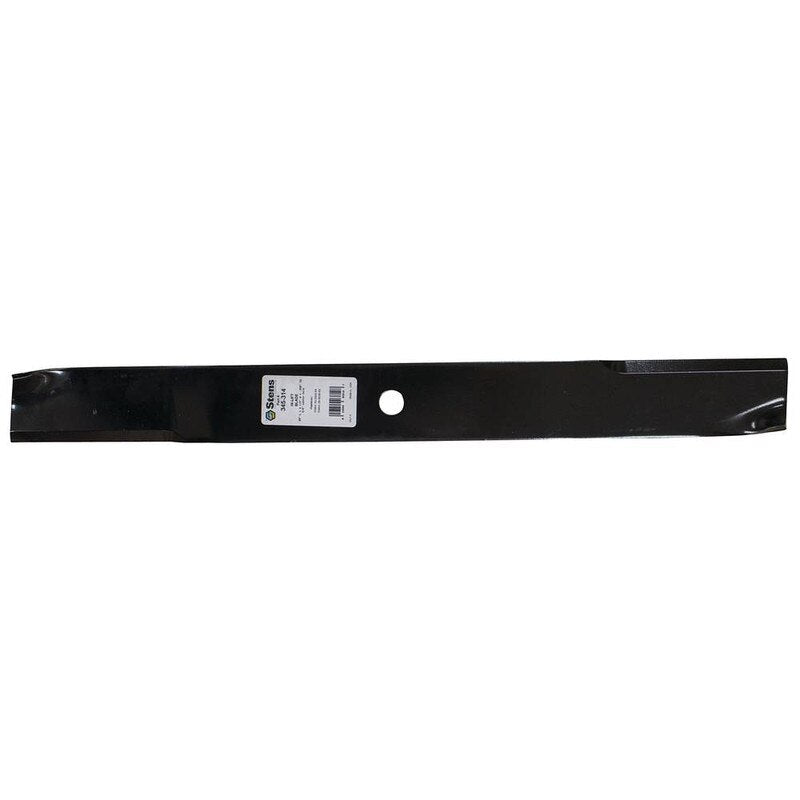 Stens 345-314 Hi Lift Blade for Toro lawn mower, durable replacement blade with easy install, shown in the product image.