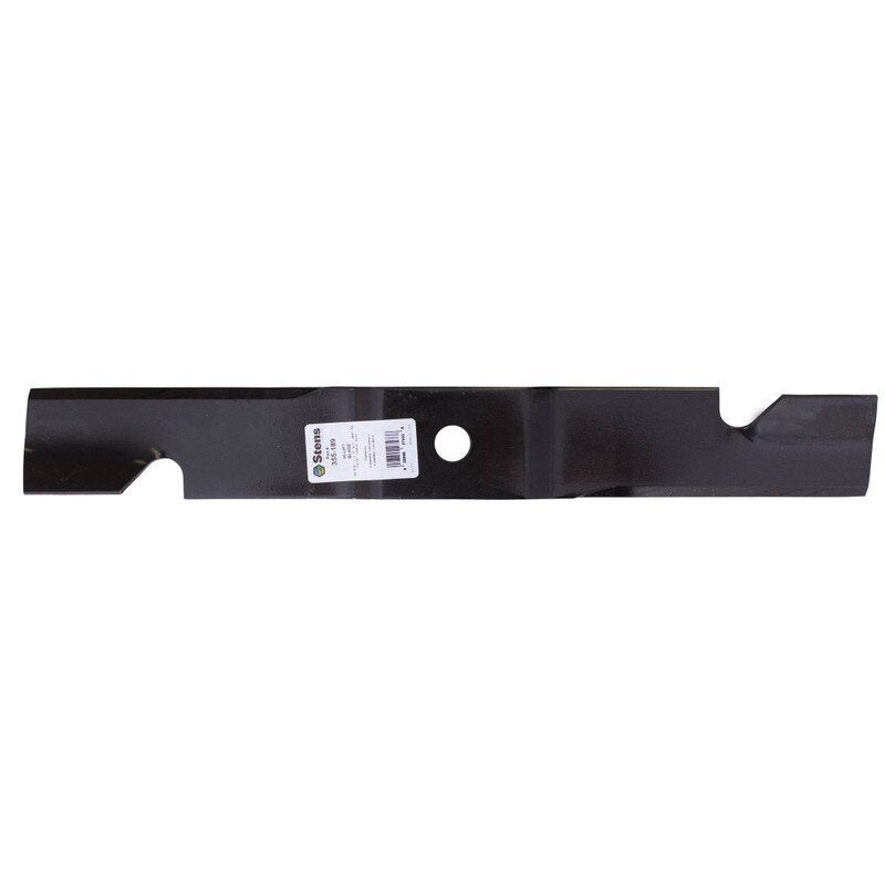 Stens 355-189 high lift blade for Exmark mowers, premium replacement blade with sharp cutting edge for lawn maintenance.
