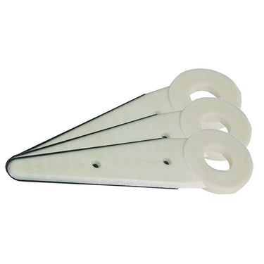 Stens 390-171 Trimmer Blades Durable Center Hole 490 Case Of 3 For Homeowners And Pros - Rainier Parts