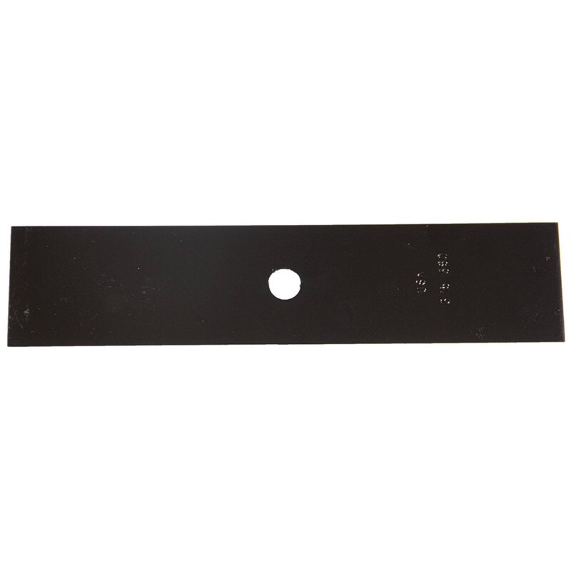 Stens 9-inch edger blade for lawn trimmers, durable replacement tool, featuring a 2-inch width and 1/2-inch center hole.