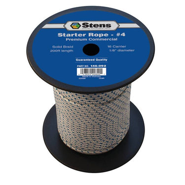 Stens Starter Rope 4 Solid Braid Replacement for Lawn Equipment Durable Professional and Home Use - Rainier Parts