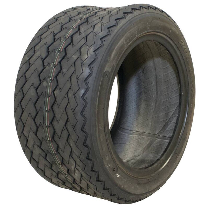 Stens Kenda Tire STENS 160-560 Hole-N-One 20x9.00-12 6-ply lawn tractor tire with durable rubber for outdoor equipment.